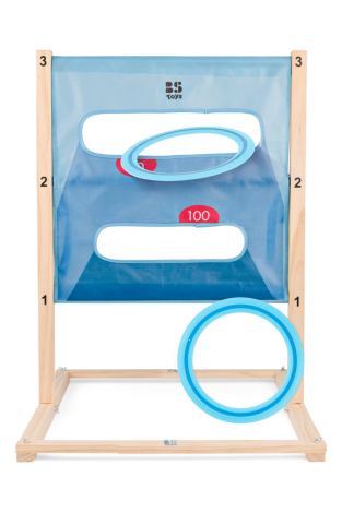 Aruncarea discului si Scara, joc 2-in-1 pentru copii, BS Toys