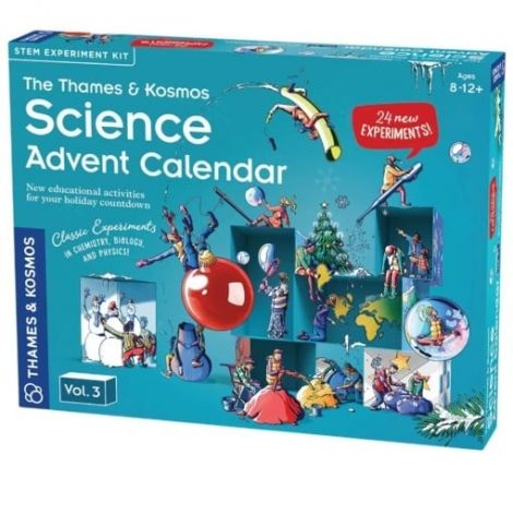 Jucarie educativa Kit STEM Calendarul stiintific de Advent versiunea 3, Thames & Kosmos