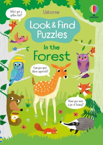 Carte cu activitati, Look and Find Puzzles In the Forest, Usborne