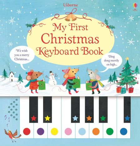 My first Christmas keyboard book, Usborne