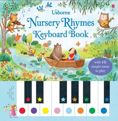 Nursery rhymes keyboard book, Usborne