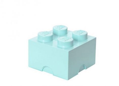 Cutie depozitare LEGO 2x2 albastru aqua (40031742)