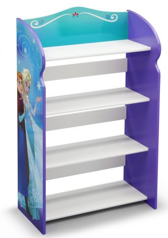 Raft carti si jucarii cu cadru din lemn Disney Frozen