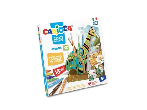 Set creativ Create & Color Girafa 3D Carioca