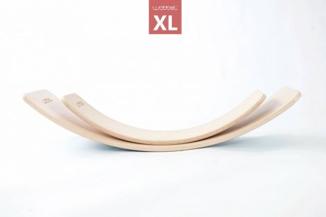 Placa de echilibru Wobbel XL, natur, lacuita