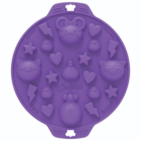 Forma din silicon pentru ciocolata, Chefclub kids