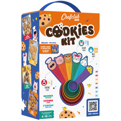 Canile de masurare ingrediente, Cookies Kit, Chefclub Kids