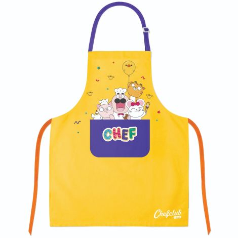 Sort de bucatarie pentru copii galben, Chefclub Kids