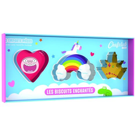 Set de forme pentru Biscuiti Fermecati, Chefclub kids