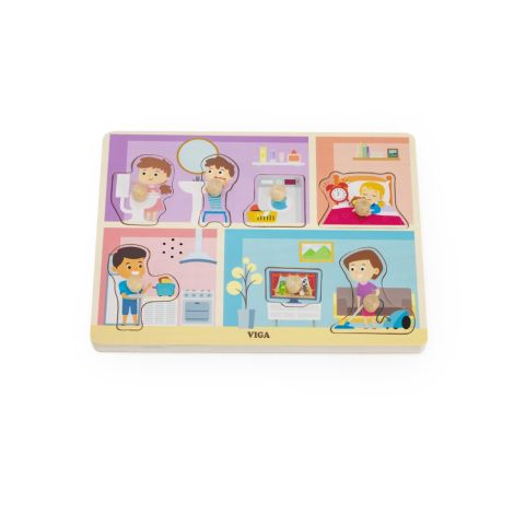 Puzzle cu Sunete – Sunete din Casa, Viga