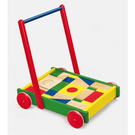 Cadru pentru mers, multifunctional, cu cuburi, Viga