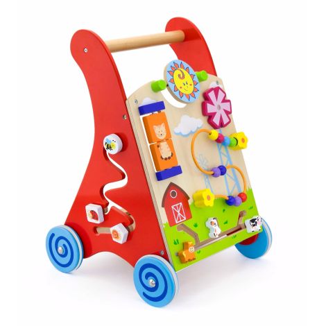 Antemergator rosu cu activitati tip Montessori, Viga