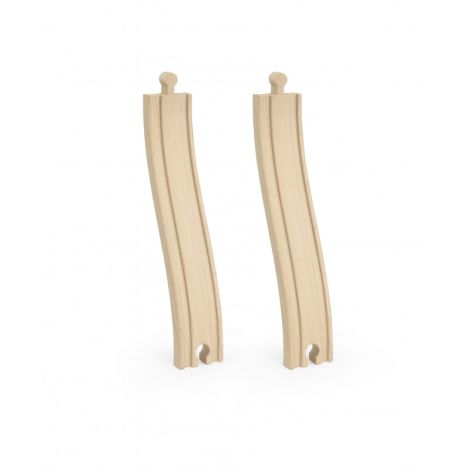 Set extensii sine din lemn in panta pentru trenulete, 2 buc,Viga